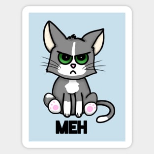 Meh Cat (Small Design) Sticker